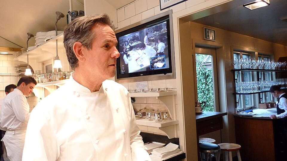 เชฟ Thomas Keller ในครัว